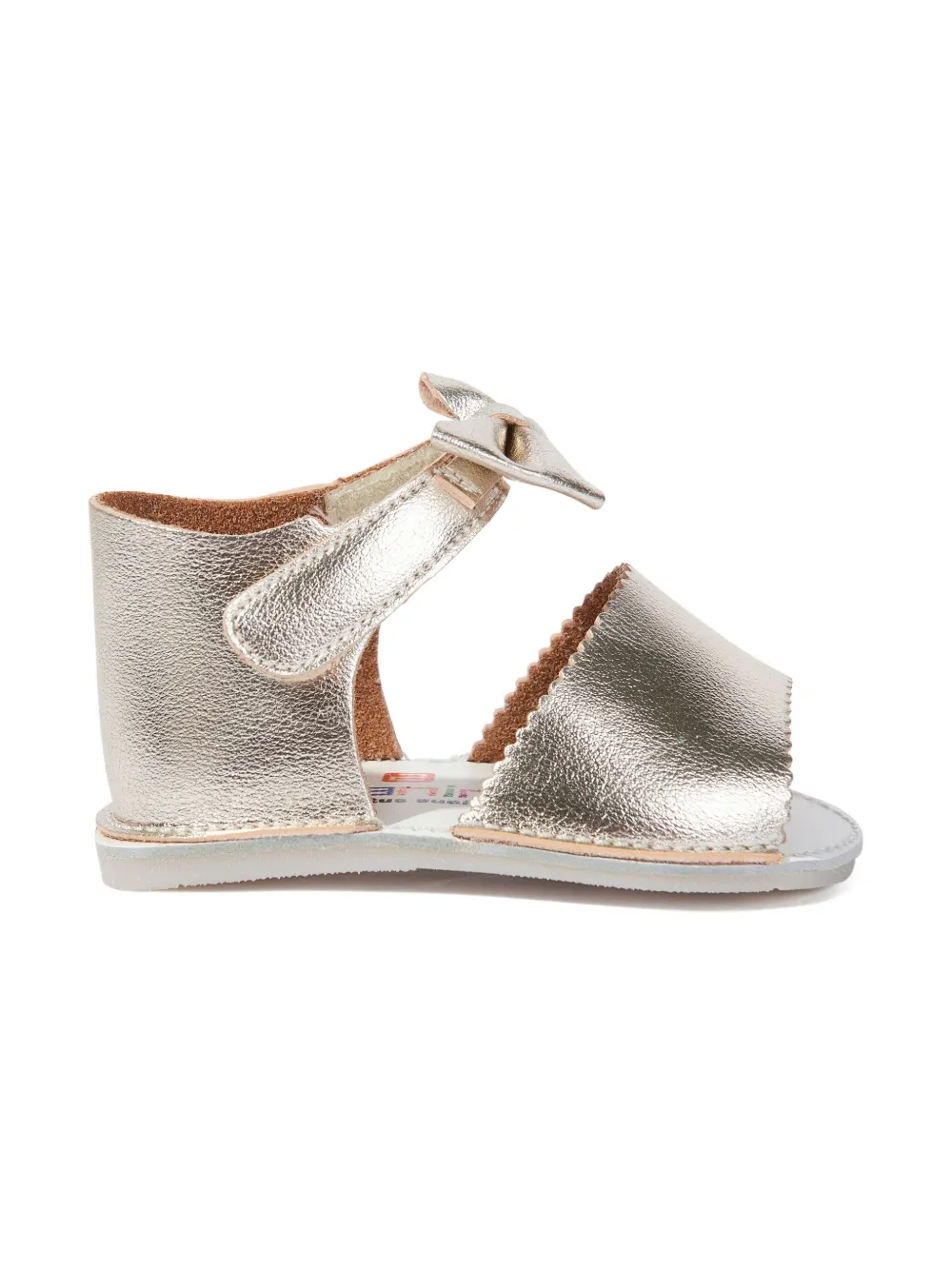 ANDANINES bow-detail sandals Gold