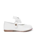 ANDANINES patent-leather ballet flats - White