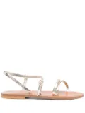 K. Jacques Erka flat sandals - Gold
