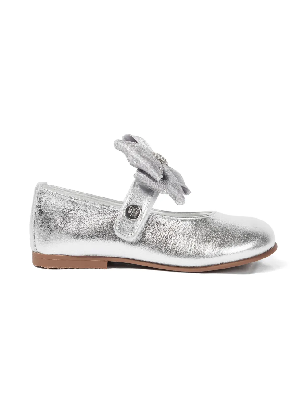 ANDANINES bow-detail ballet flats Grijs