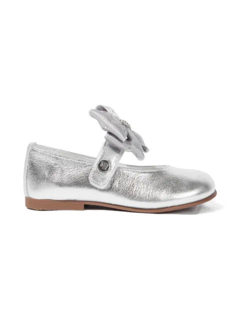 ANDANINES bow-detail ballet flats