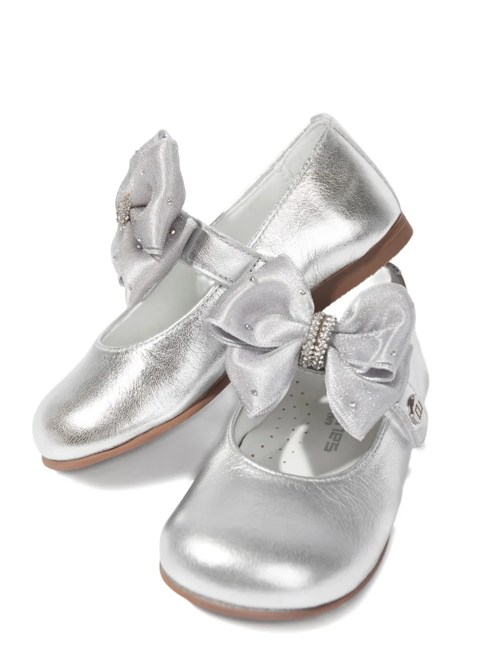 ANDANINES bow-detail ballet flats Grijs