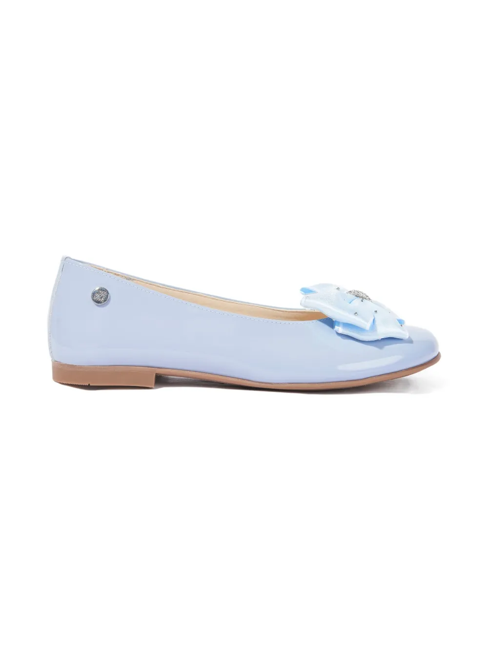 ANDANINES patent-leather ballet flats Blauw