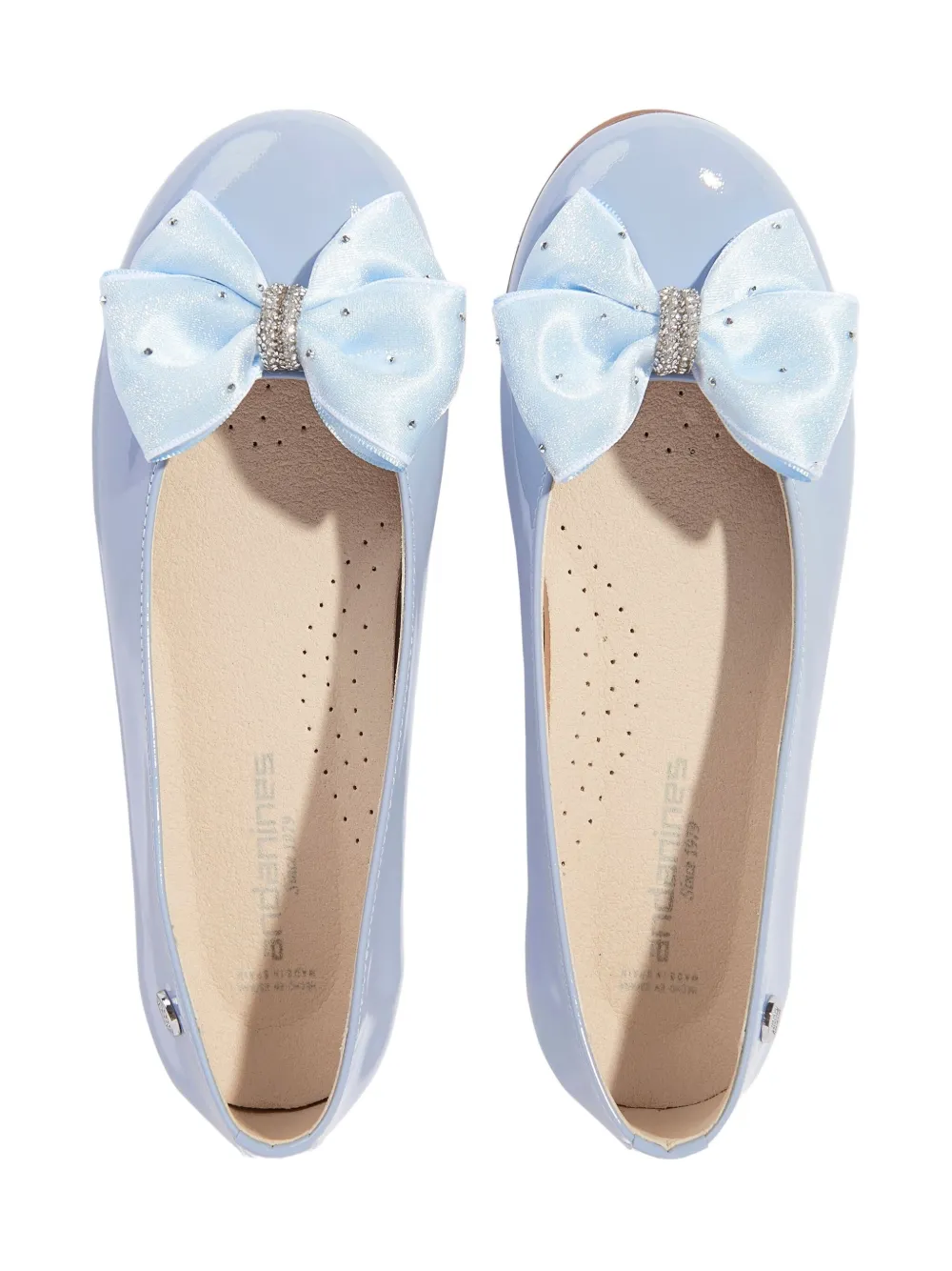 ANDANINES patent-leather ballet flats Blauw