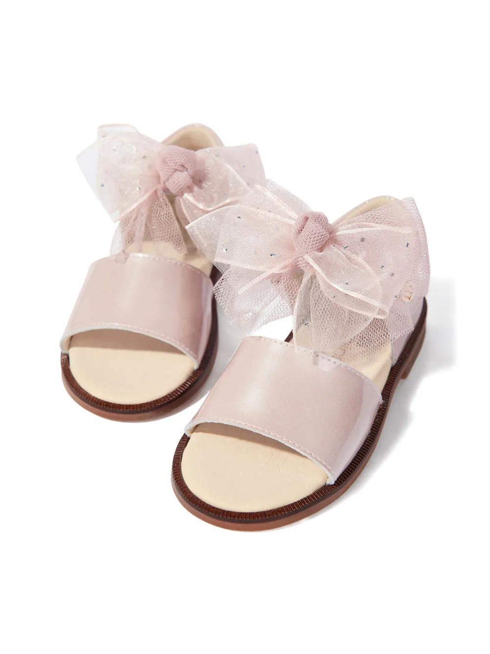 ANDANINES bow-detail sandals Pink