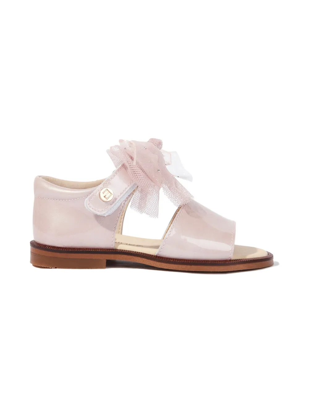 ANDANINES bow-detail sandals Pink