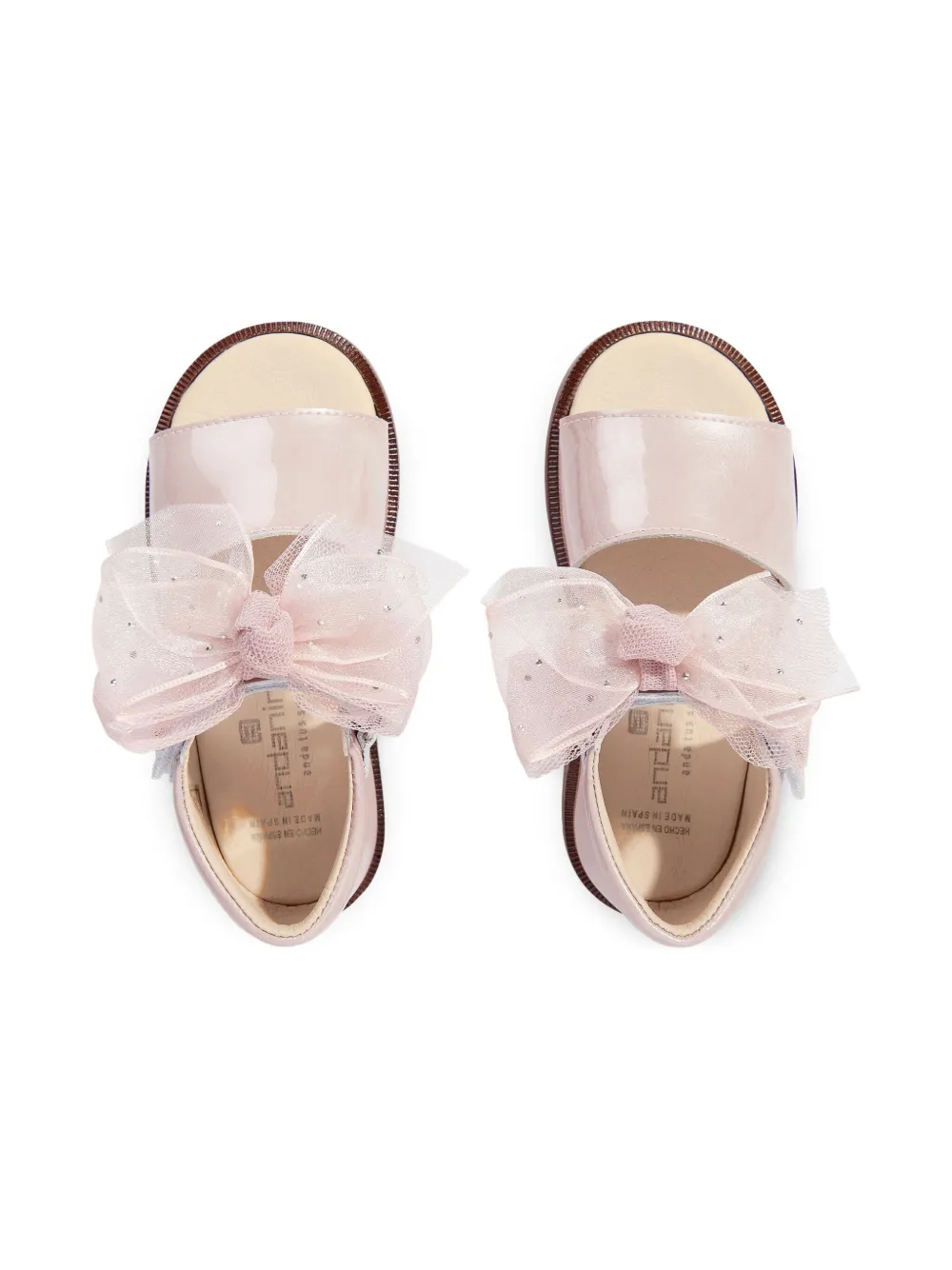 ANDANINES bow-detail sandals Pink