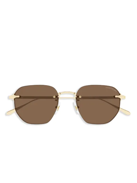 Montblanc lentes de sol con armazón cuadrada
