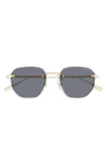 Montblanc square-frame sunglasses - Gold