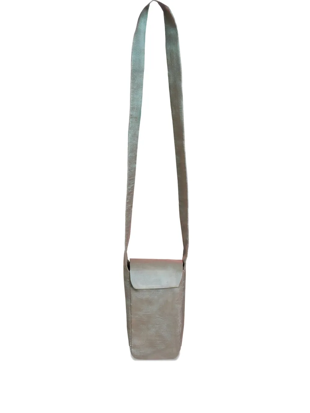COA NYC METALLIC LEATHER CROSSBODY BAG 