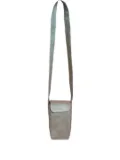 CoA NYC metallic leather crossbody bag - Grey