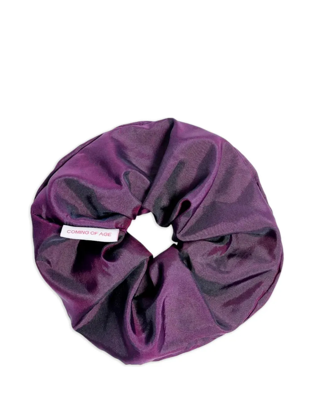 CoA NYC metallic scrunchie | Purple | Image 1