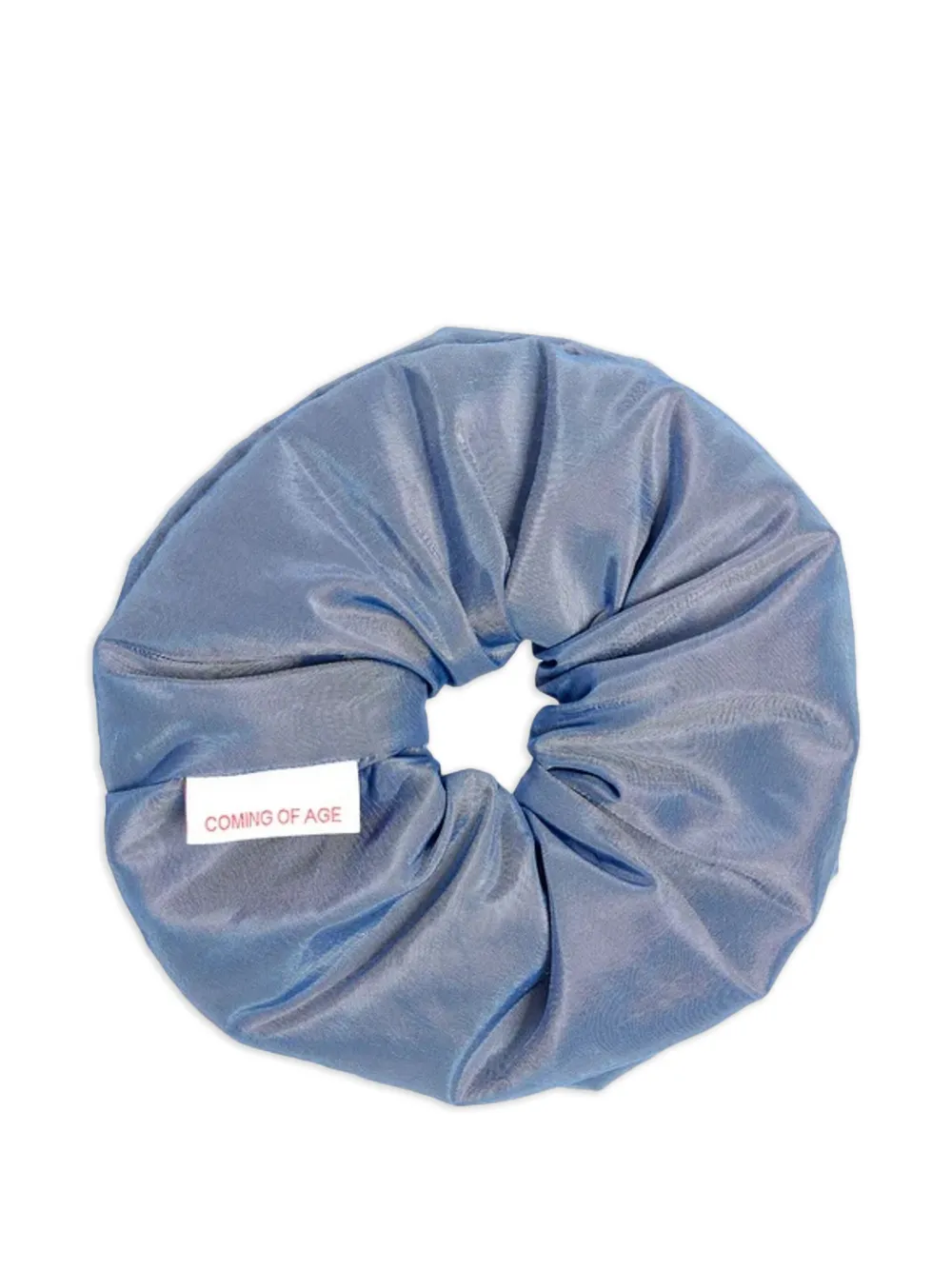 CoA NYC metallic-sheen scrunchie | Blue | Image 1