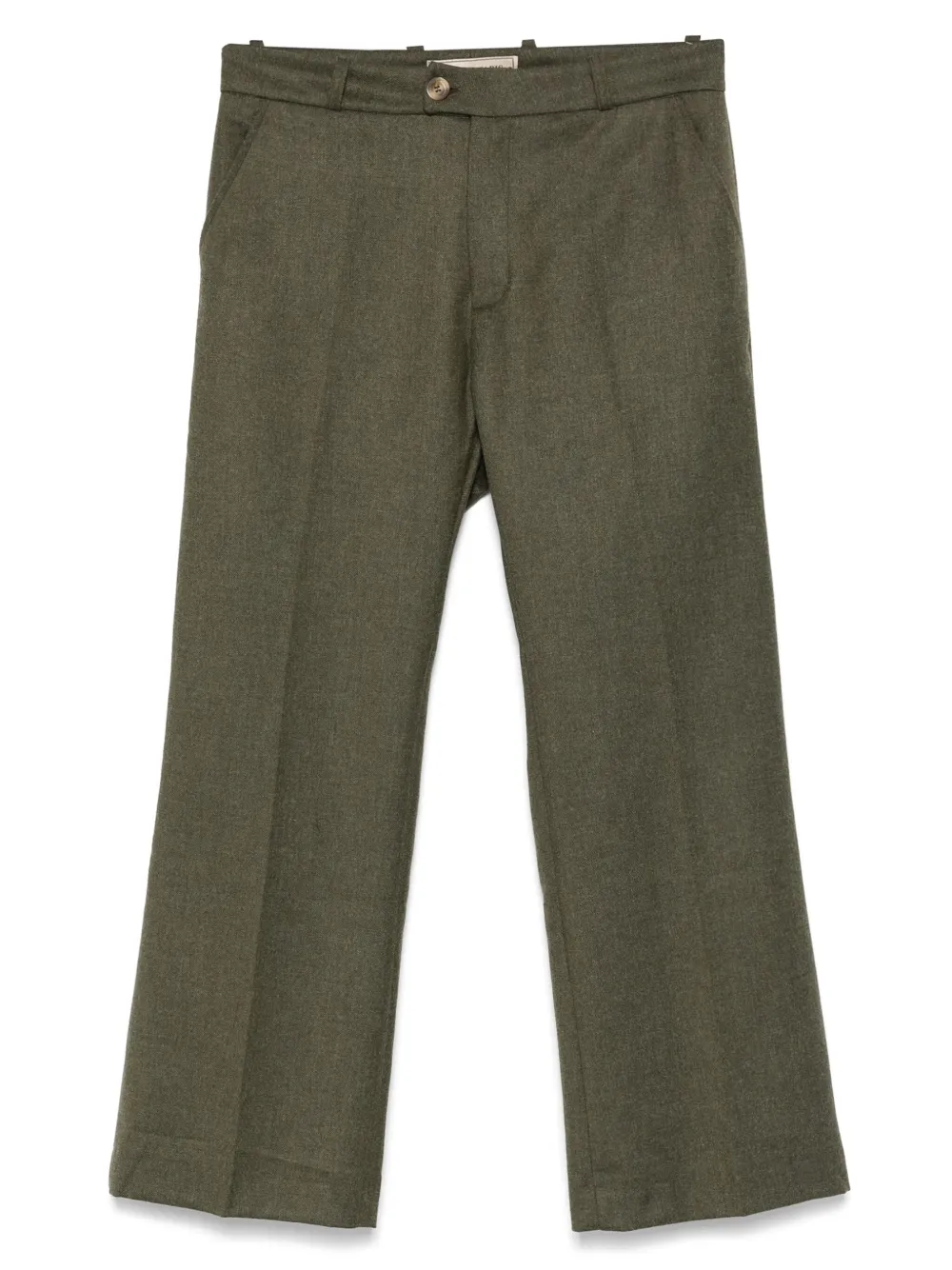 WALK IN PARIS pressed-crease trousers | Green | Image 1