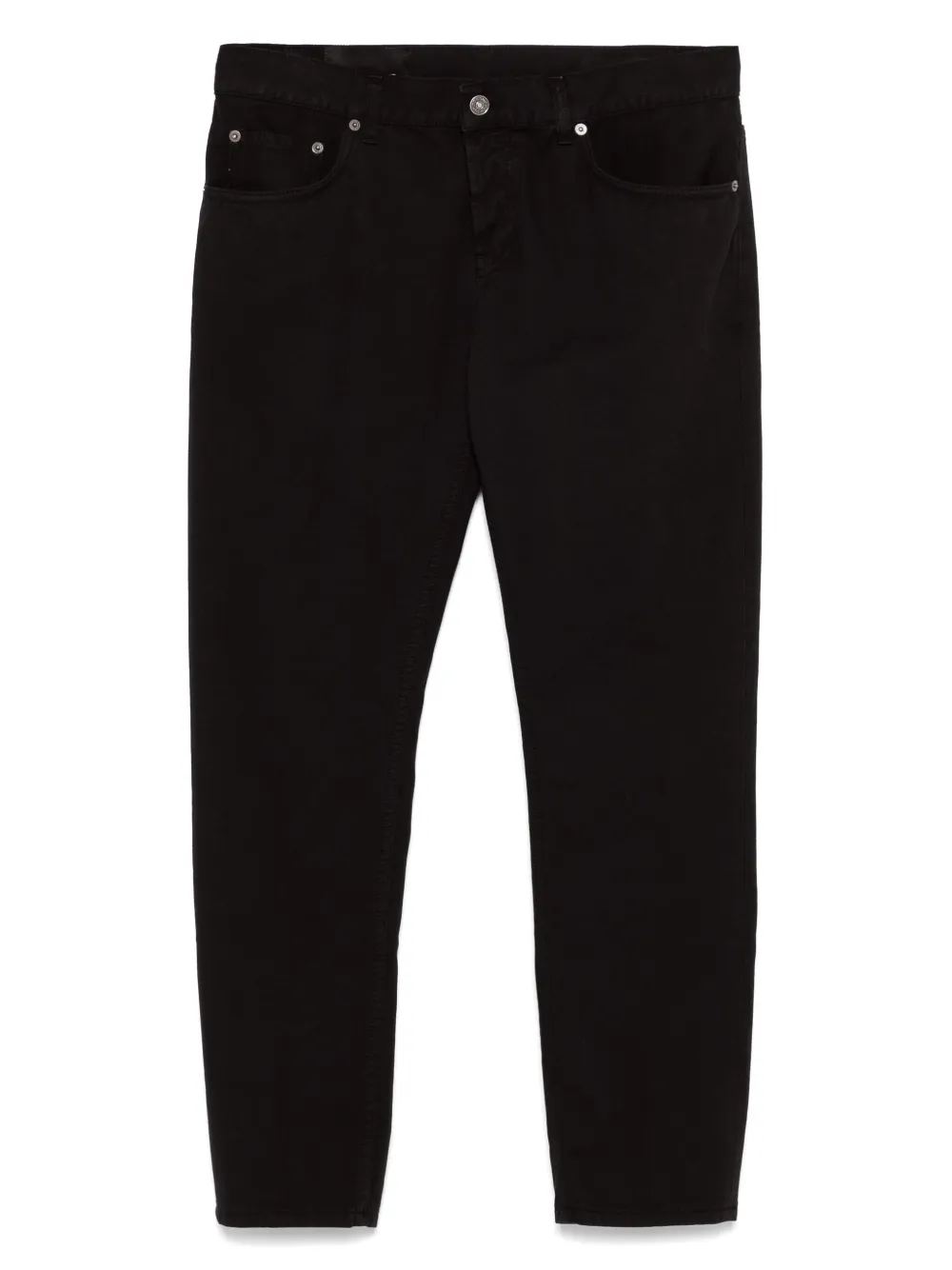 DONDUP logo-print trousers | Black | Image 1