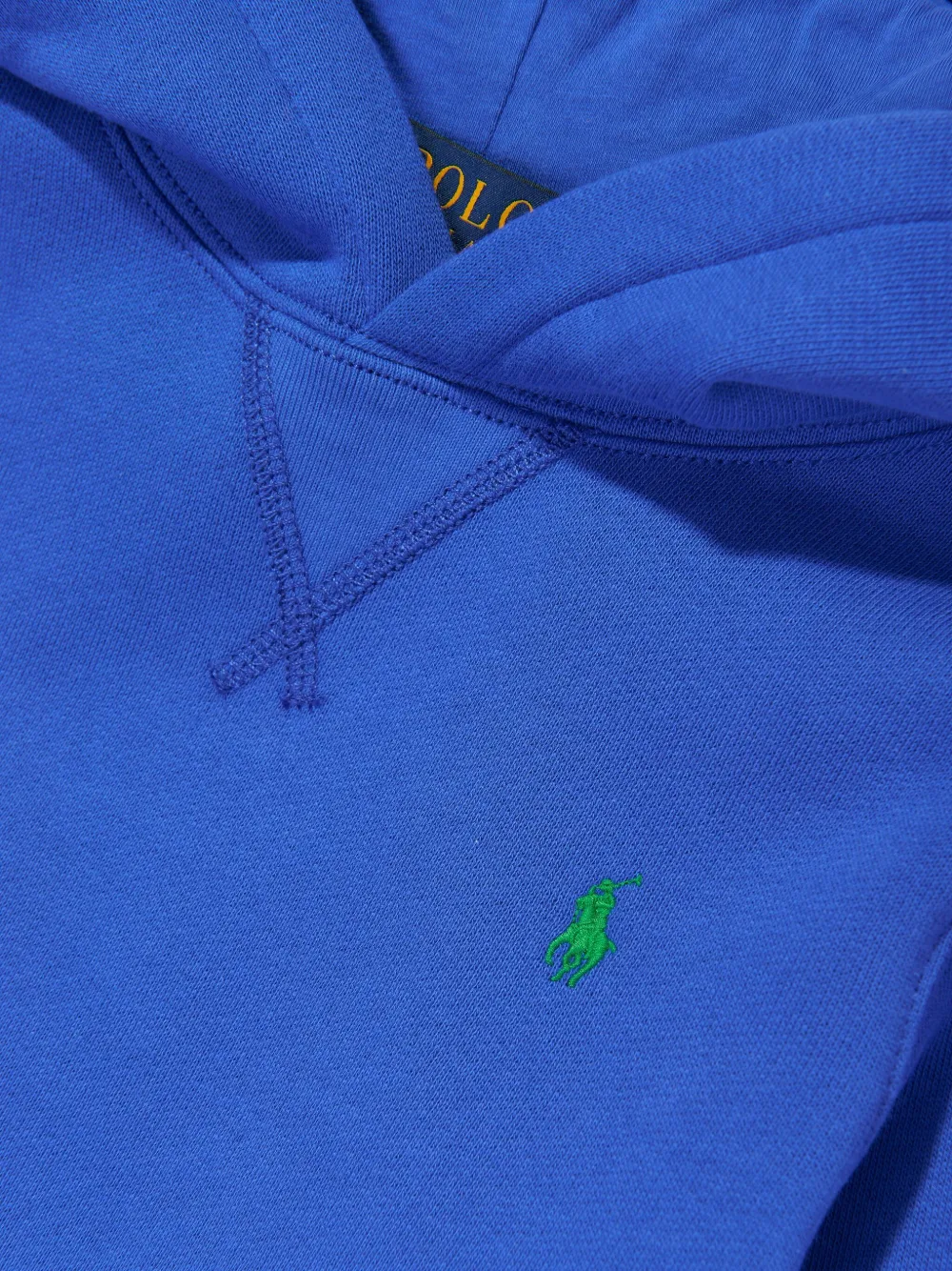 POLO RALPH LAUREN KIDS Hoodie van katoenmix Blauw