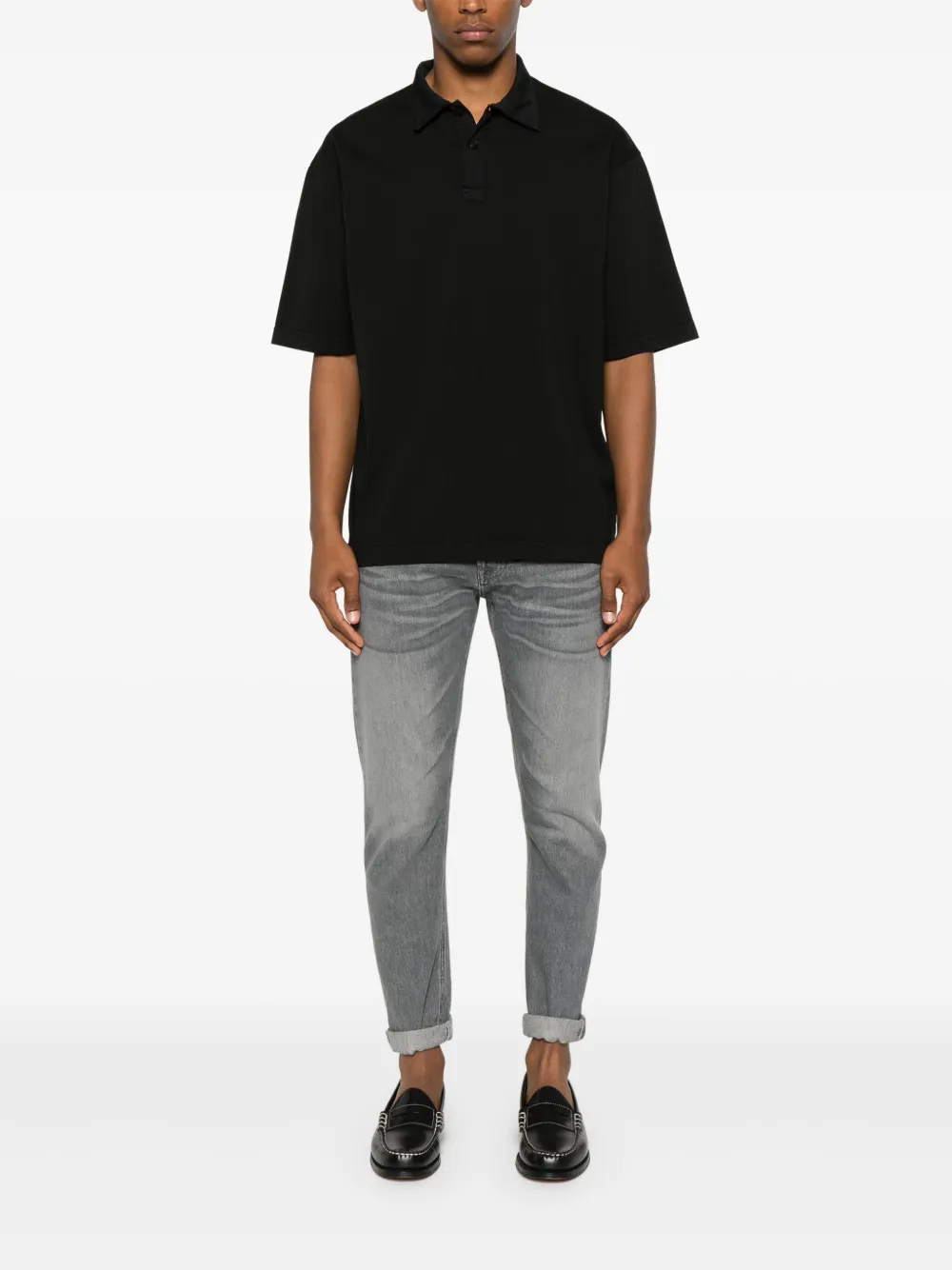 DONDUP logo-print jeans - Grijs