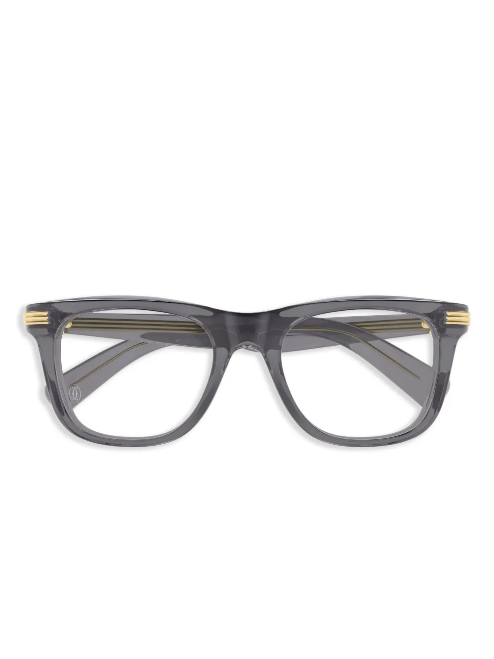 Cartier Eyewear transparent-frame glasses | Grey | Image 1
