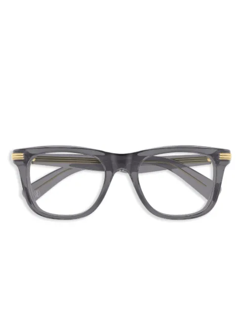 Cartier Eyewear 투명 프레임 안경