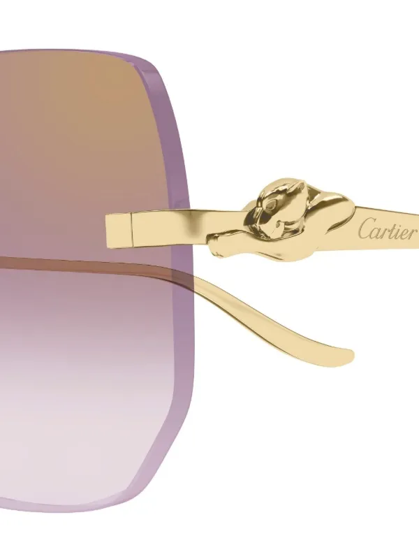 Cartier Eyewear パンテール ドゥ カルティエ サングラス | ゴールド 