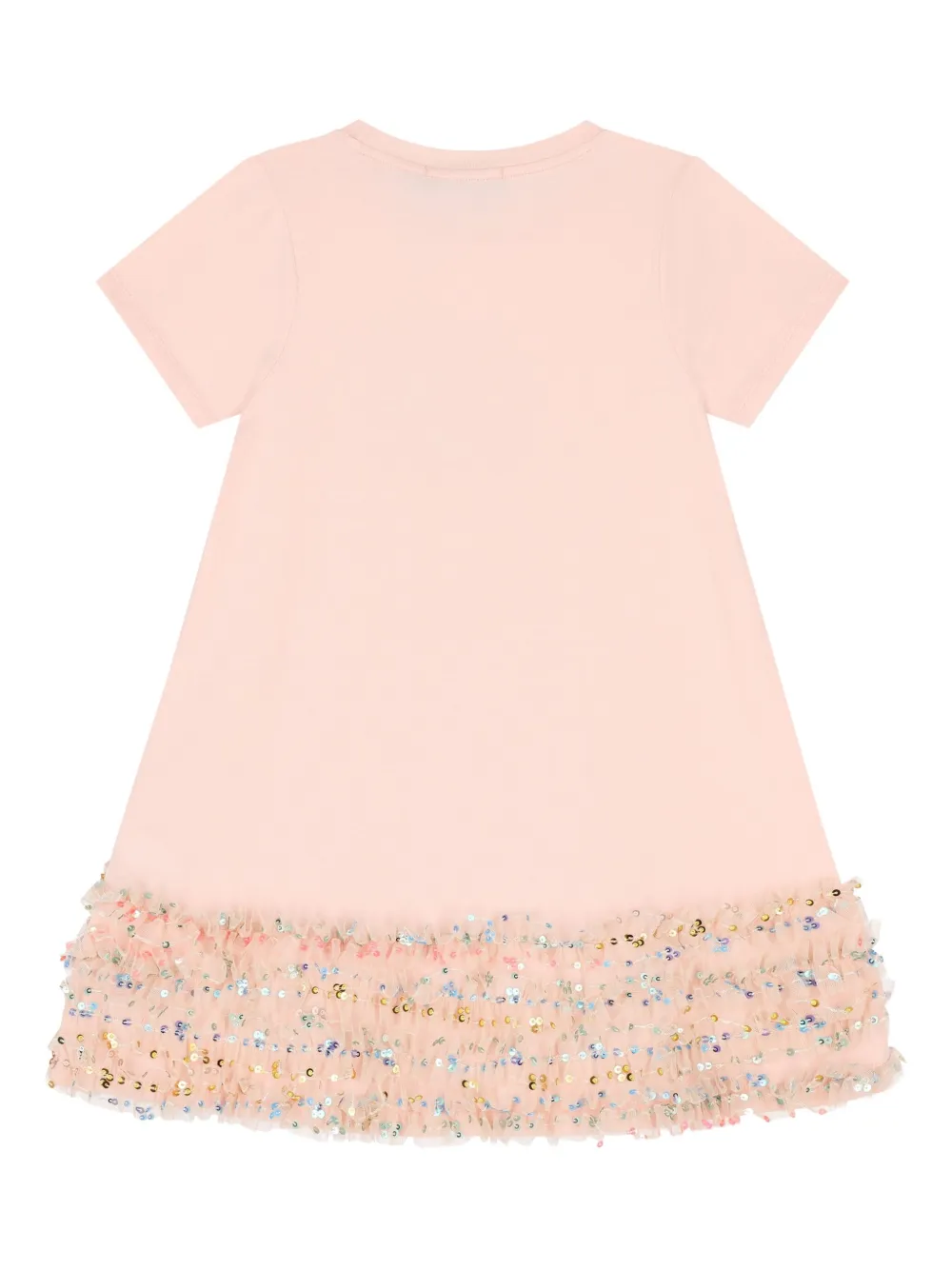 Aigner Kids Jurk verfraaid met pailletten Roze