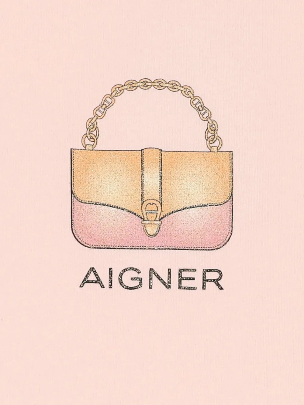 Aigner Kids Jurk verfraaid met pailletten Roze