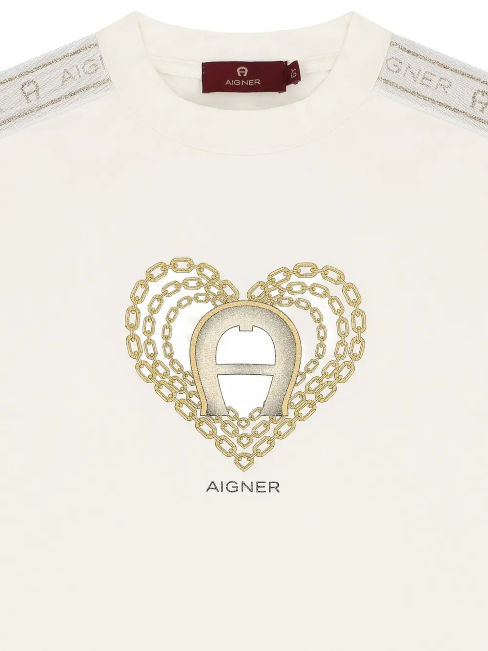 Shop Aigner Heart-graphic Dress