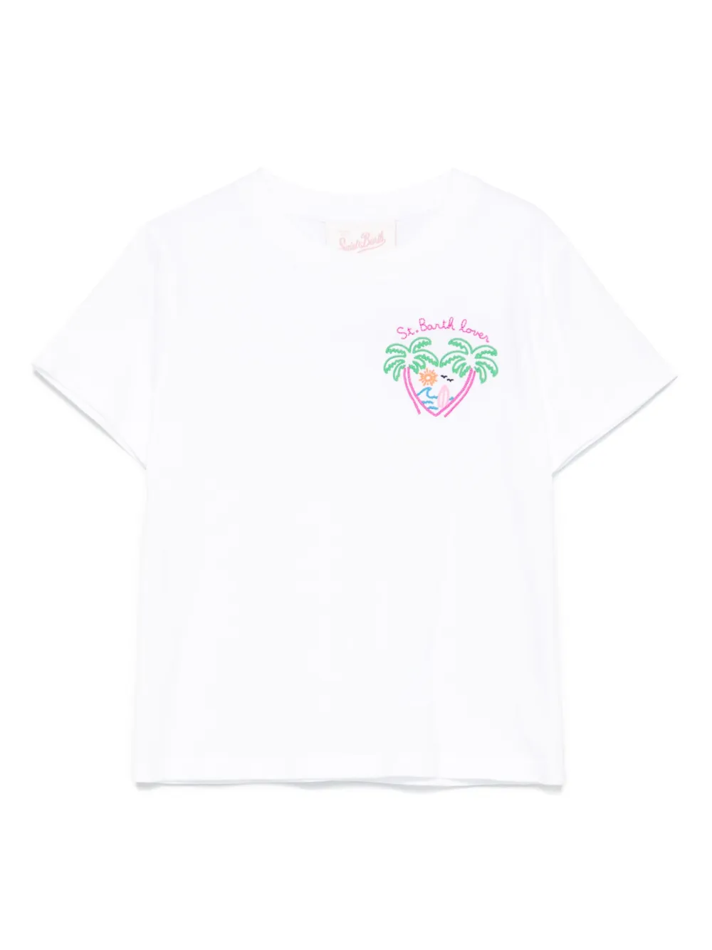 MC2 Saint Barth Kids Elly T-shirt - ホワイト MC2 Saint Barth Kids Elly T-shirt - ホワイト