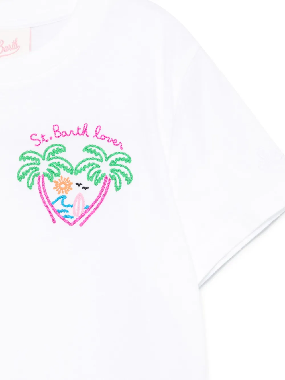 MC2 Saint Barth Kids Elly T-shirt Wit