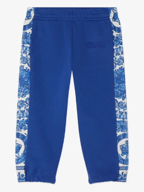 Versace Kids Barocco-print track pants