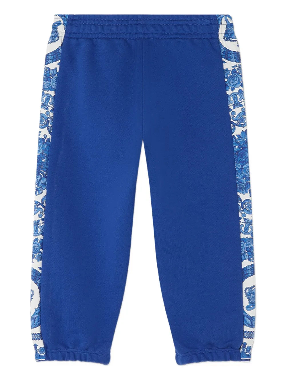 Versace Kids Trainingsbroek met barokprint Blauw