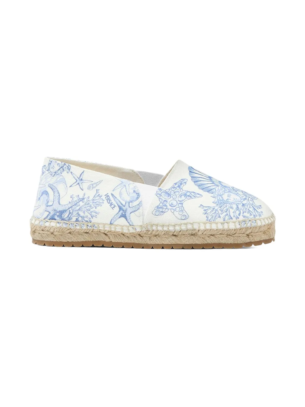 Versace Kids Coral Theatre espadrilles White