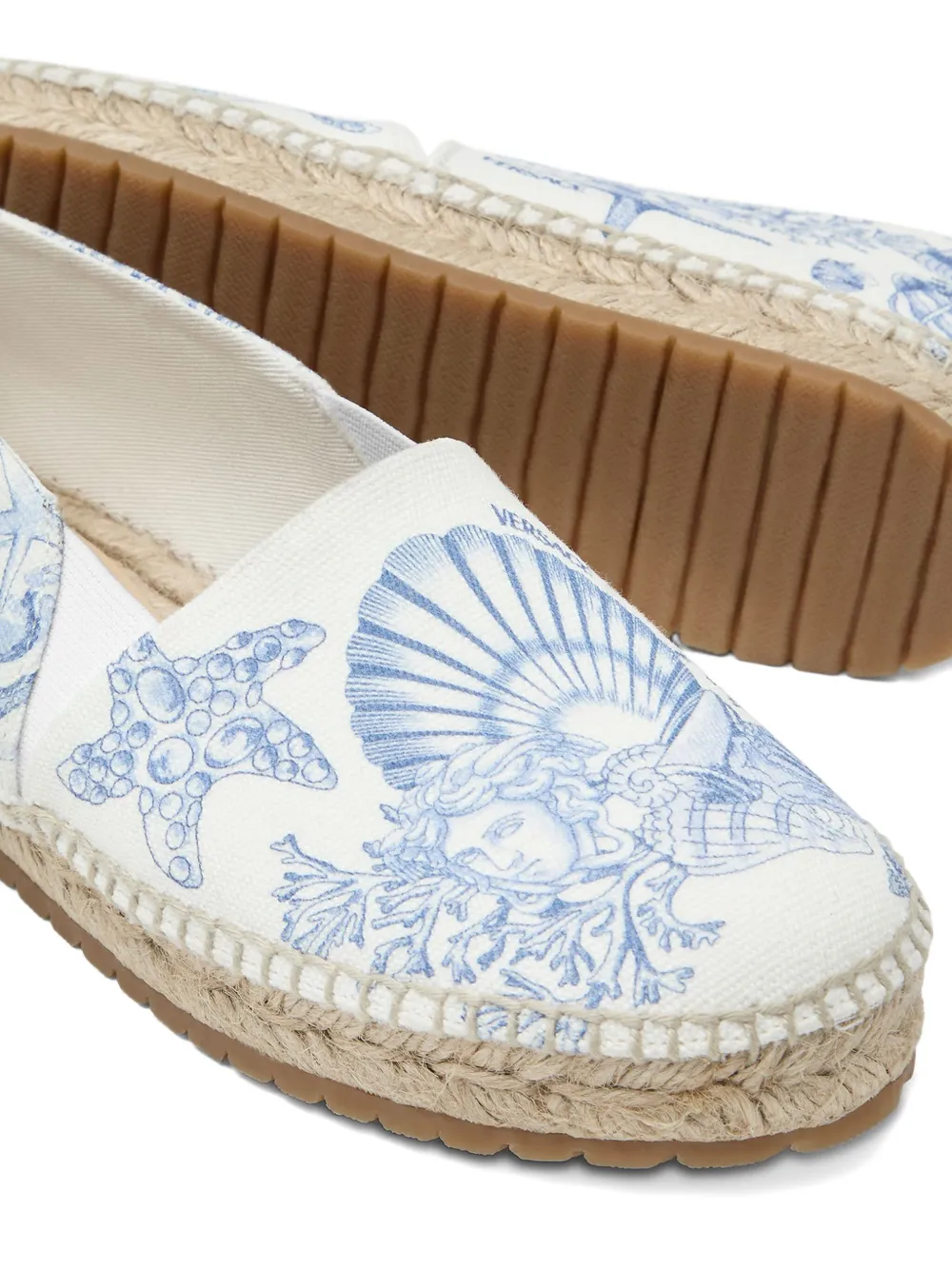 Versace Kids Coral Theatre espadrilles White