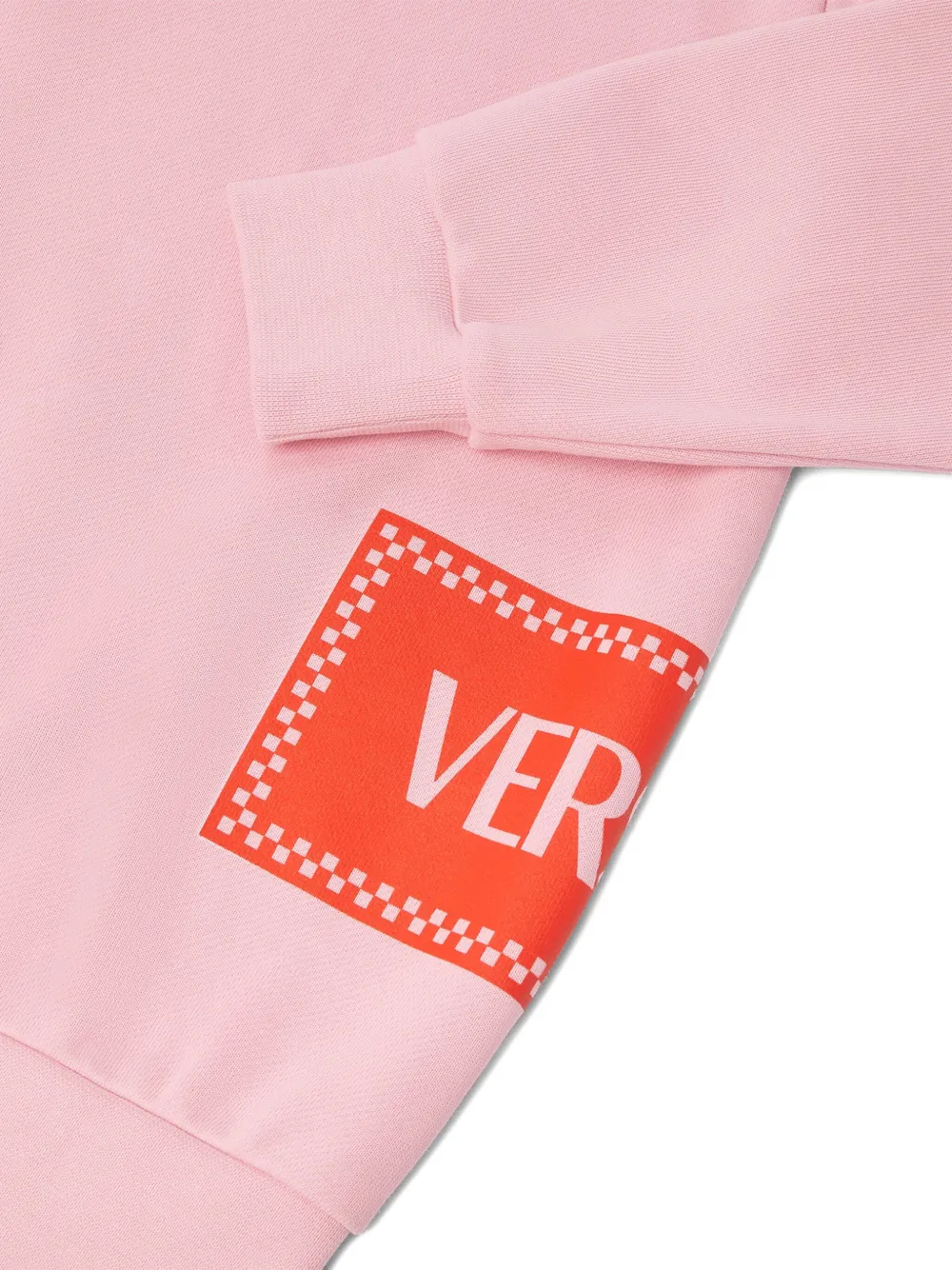 Versace Kids Sweater met logoprint Roze