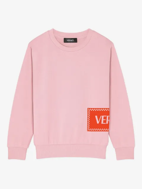 Versace Kids logo-print sweatshirt