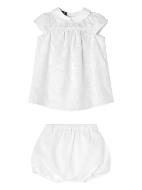 Versace Kids vestido con Barocco en jacquard