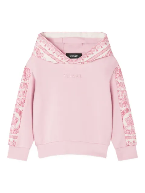 Versace Kids Barocco-detail hoodie