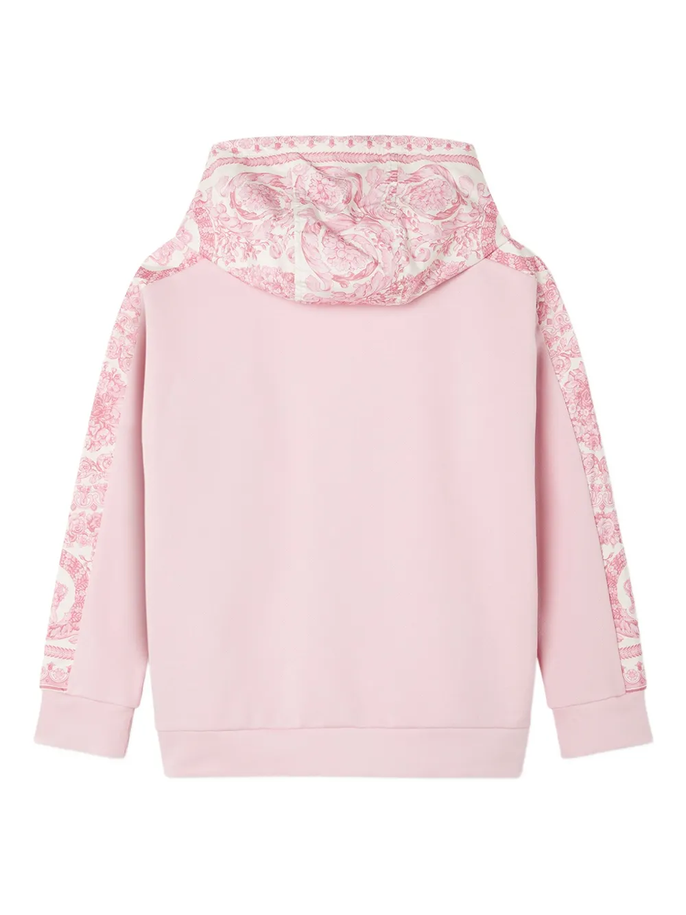 Versace Kids Hoodie met barokprint Roze