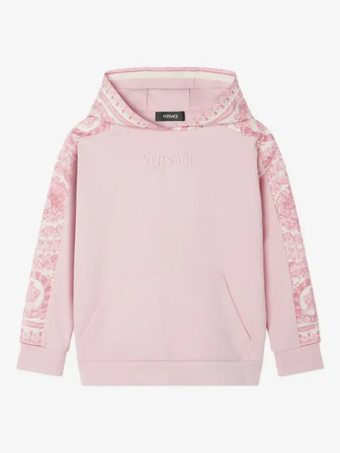 Versace Kids hoodie con estampado Barocco