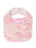 Versace Kids Underwater Barocco bib - Pink