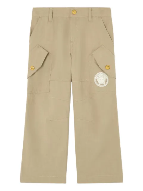 Versace Kids pantalones cargo con bolsillos