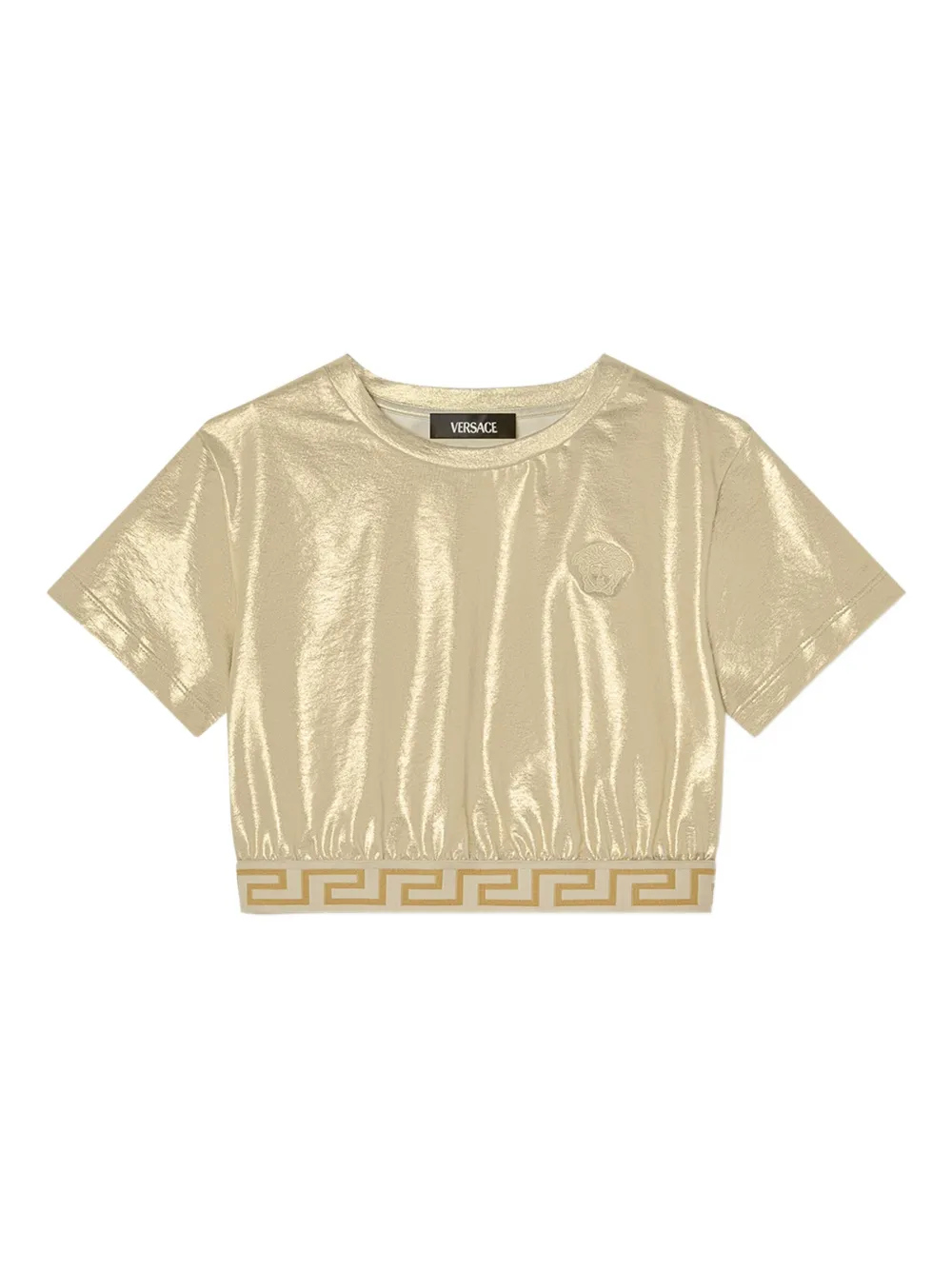 Versace Kids Cropped top Goud
