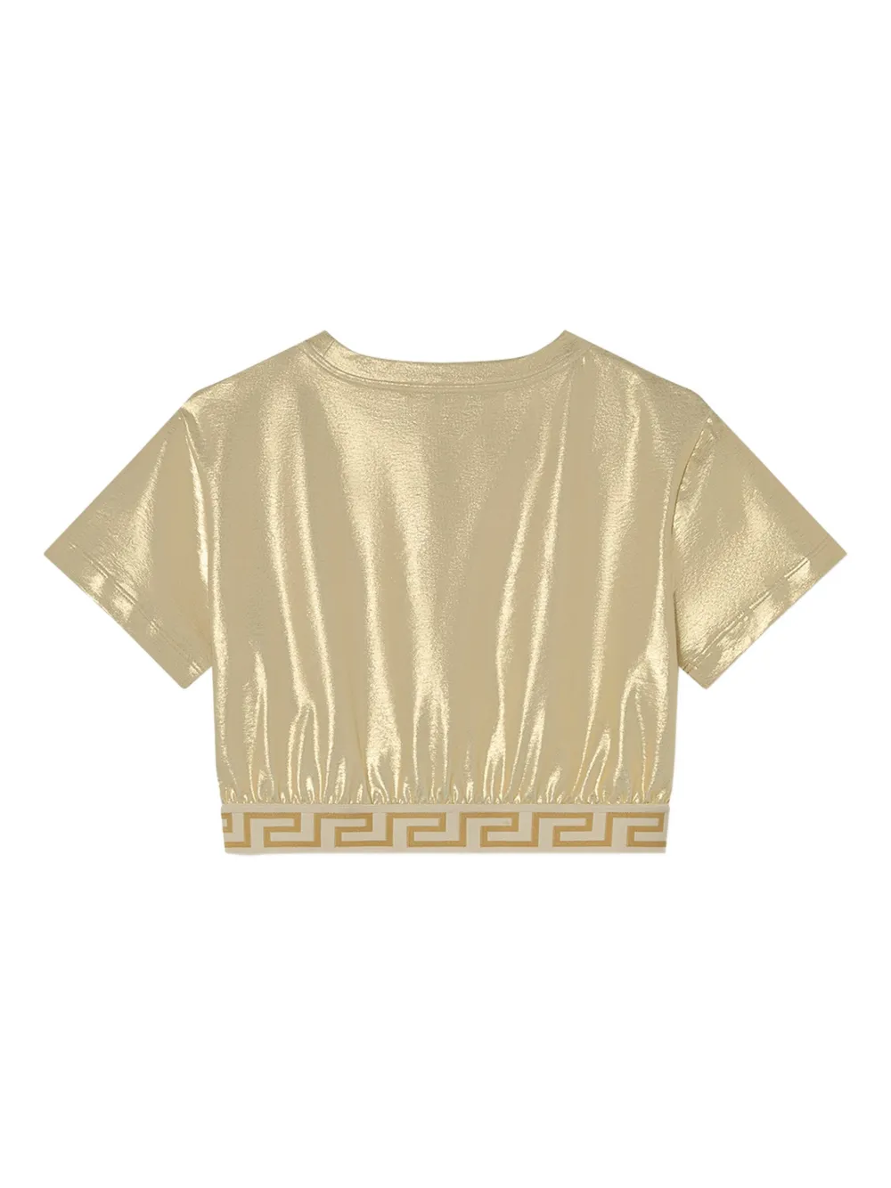Versace Kids Cropped top Goud