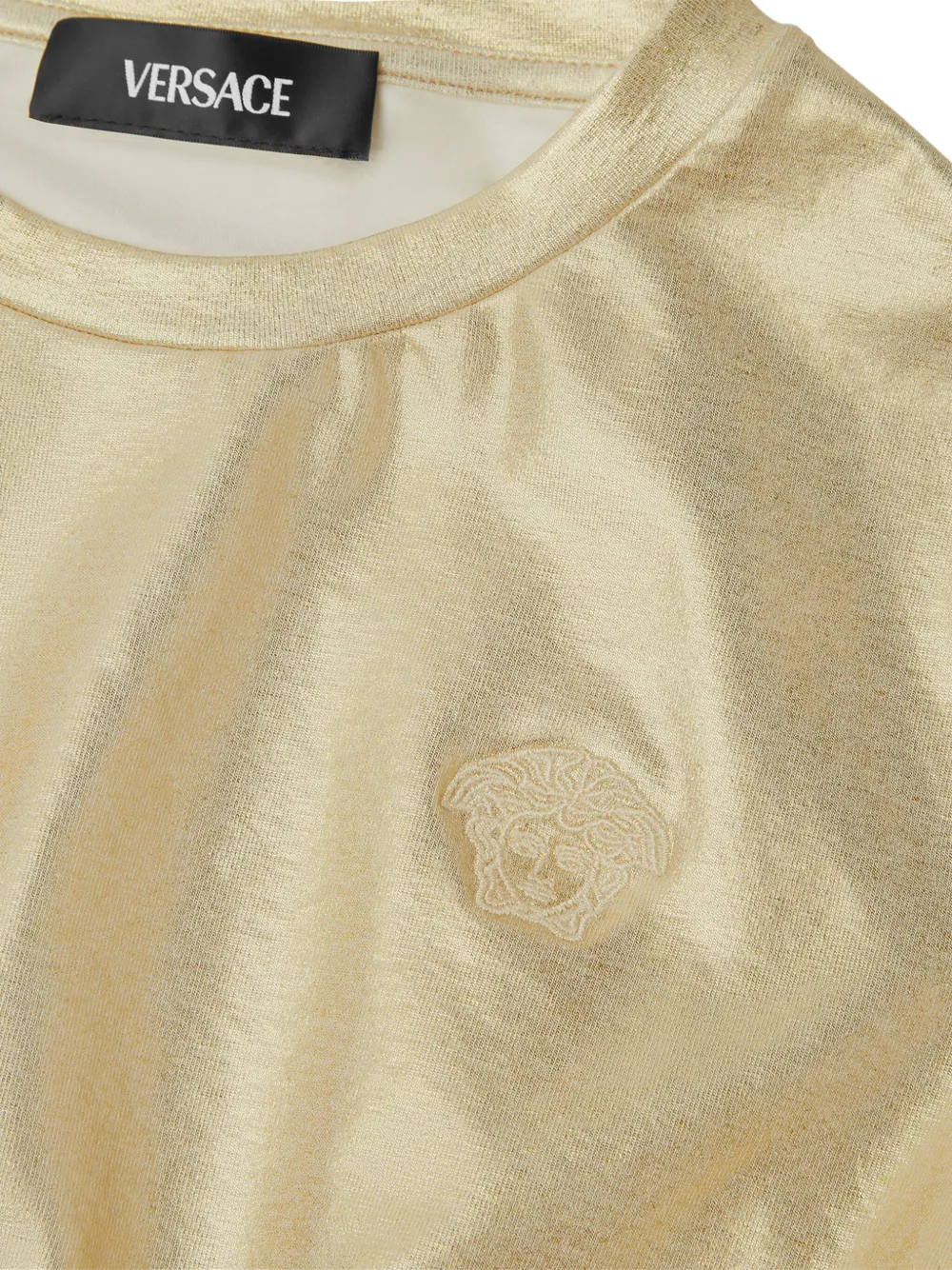 Versace Kids Cropped top Goud