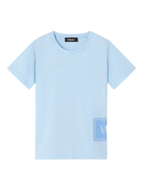 Versace Kids playera con logo estampado