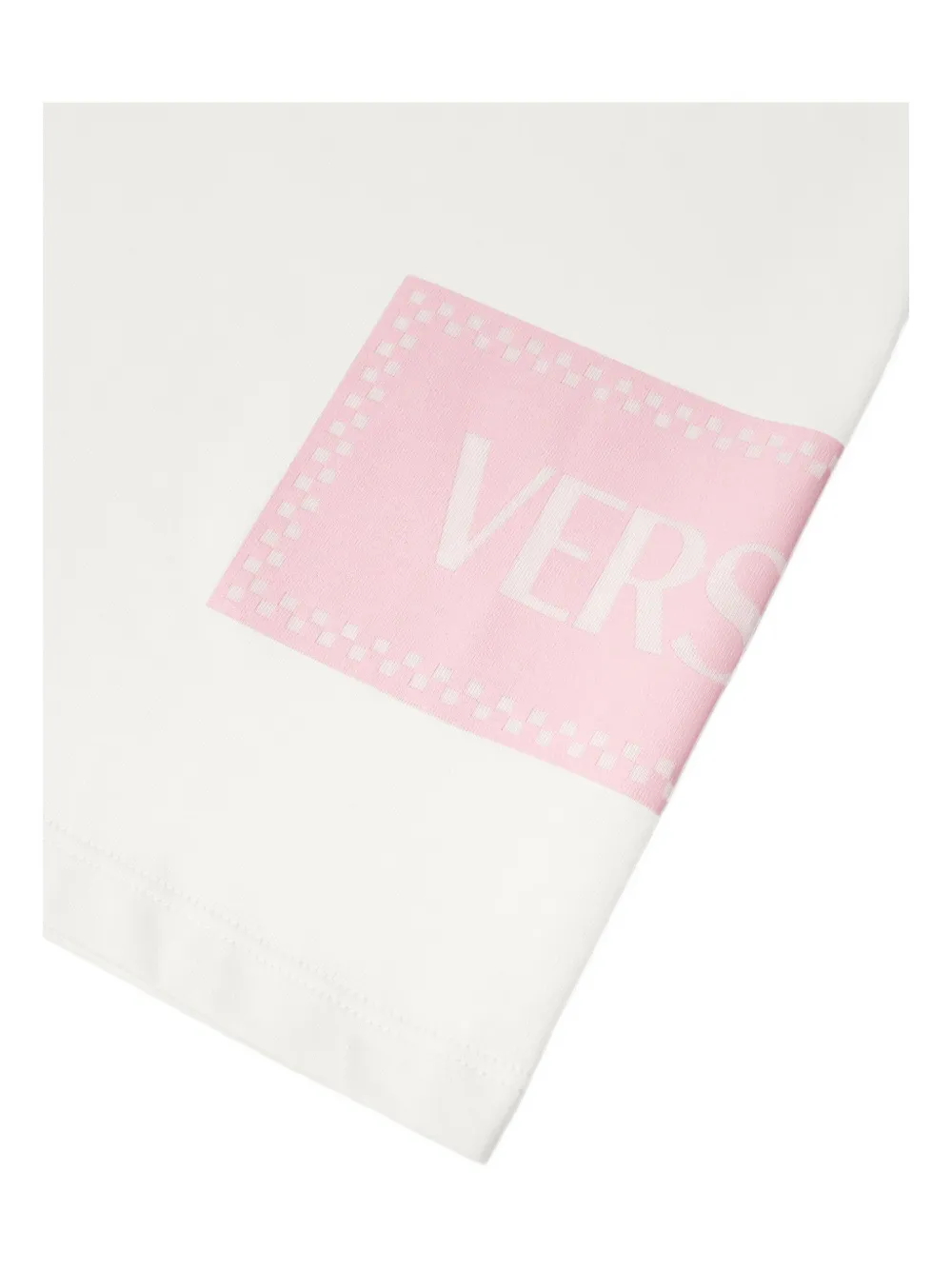 Versace Kids T-shirt met logoprint Wit