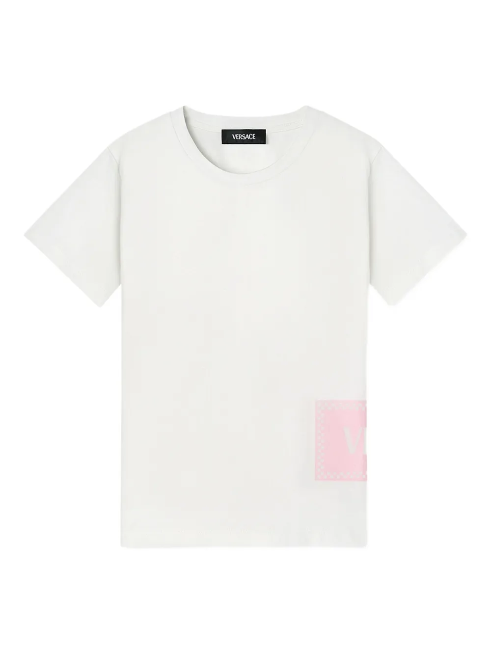 Versace Kids T-shirt met logoprint Wit