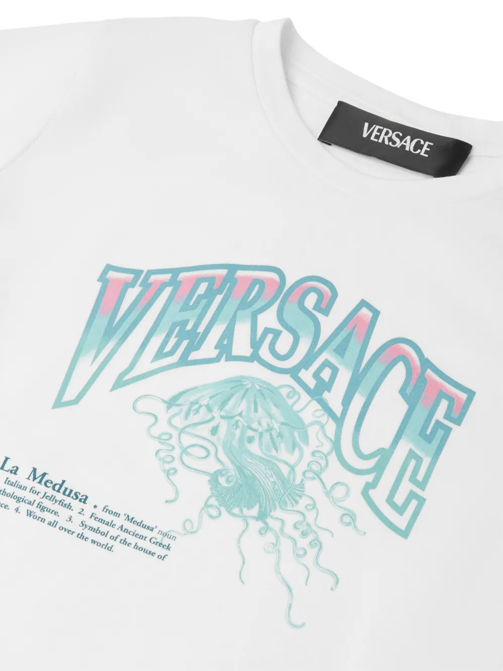 Versace Kids La Medusa T-shirt Wit