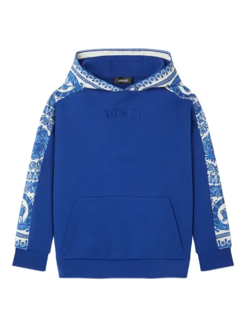 Versace Kids هودي بطبعة الباروك