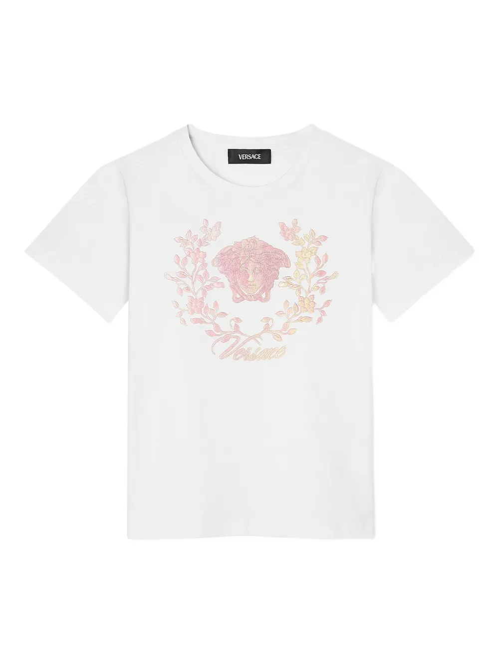 Versace Kids playera Medusa Crest | blanco | Image 1